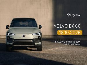 Nové Volvo EX60 prichádza do Trnavy. BEGAM ponúkne testovacie jazdy na špeciálnom dni