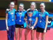 Ženy trnavskej Viktórie sa stali vicemajsterkami Slovenska v stolnom tenise