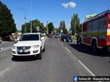 Opitý šofér spôsobil dve havárie na Nitrianskej ulici v Hlohovci